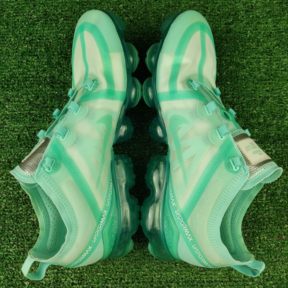 Nike Sneakers Mens 12 Teal VaporMax 2019 Running Shoes AR6631-300 Flat Air Unit - Picture 5 of 8